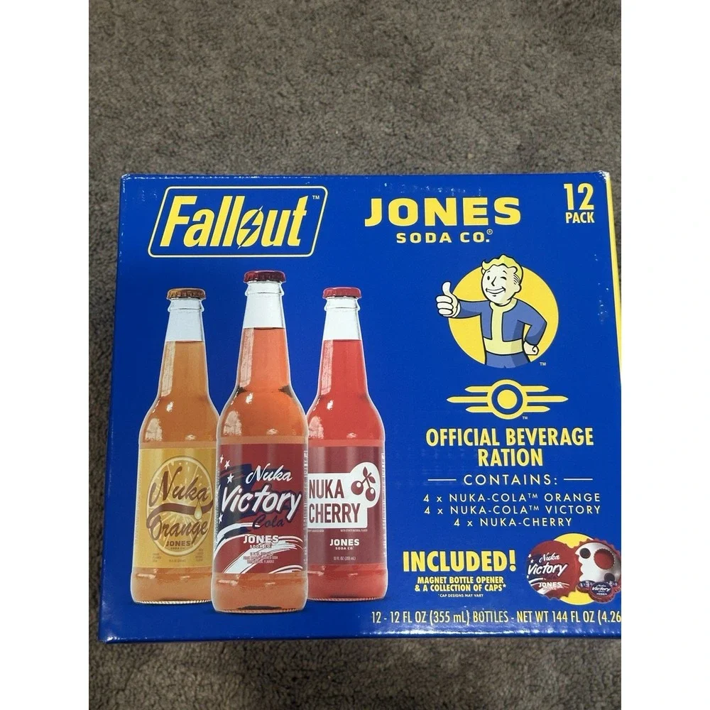 Fallout Jones Soda Co Nuka-Cola Official Beverage Ration 12 Pack Special Edition